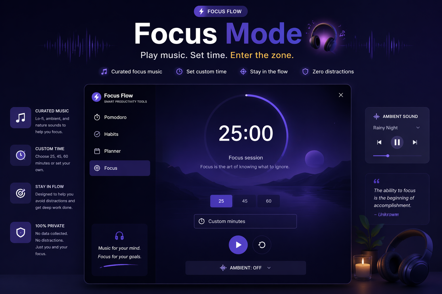 Focus Flow — Free Productivity Tools gallery image