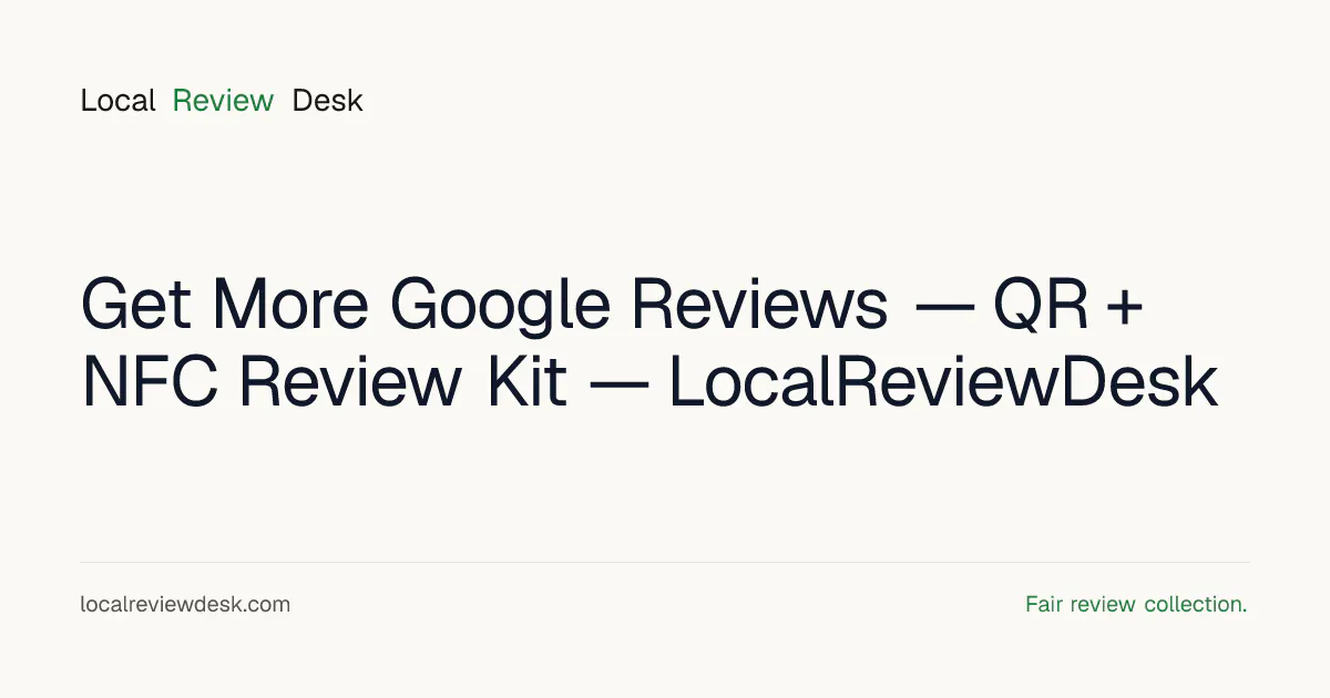 LocalReviewDesk gallery image
