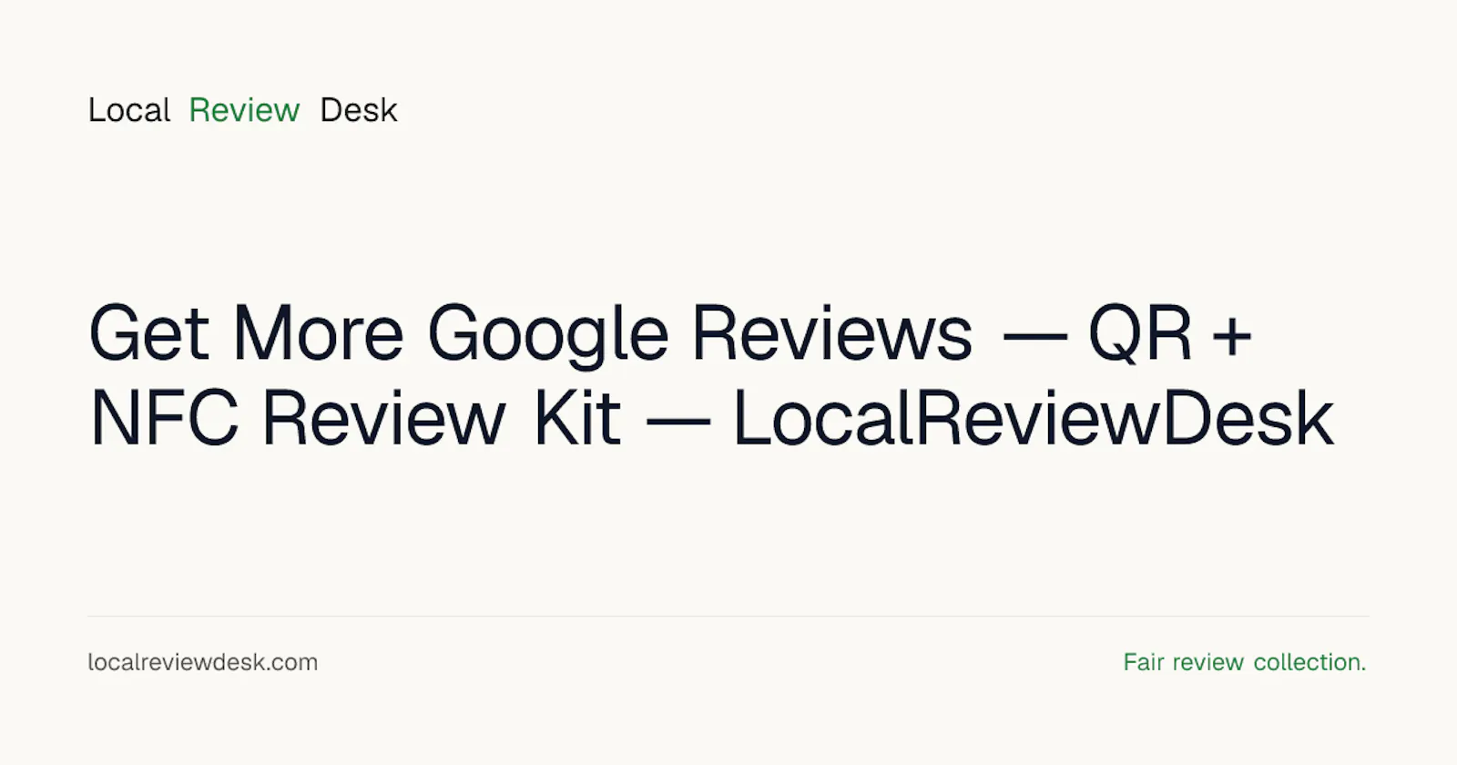 LocalReviewDesk screenshot 1