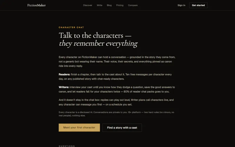 FictionMaker screenshot 4