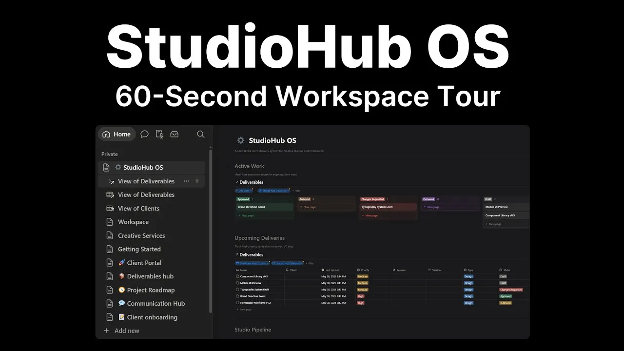StudioHub OS gallery image