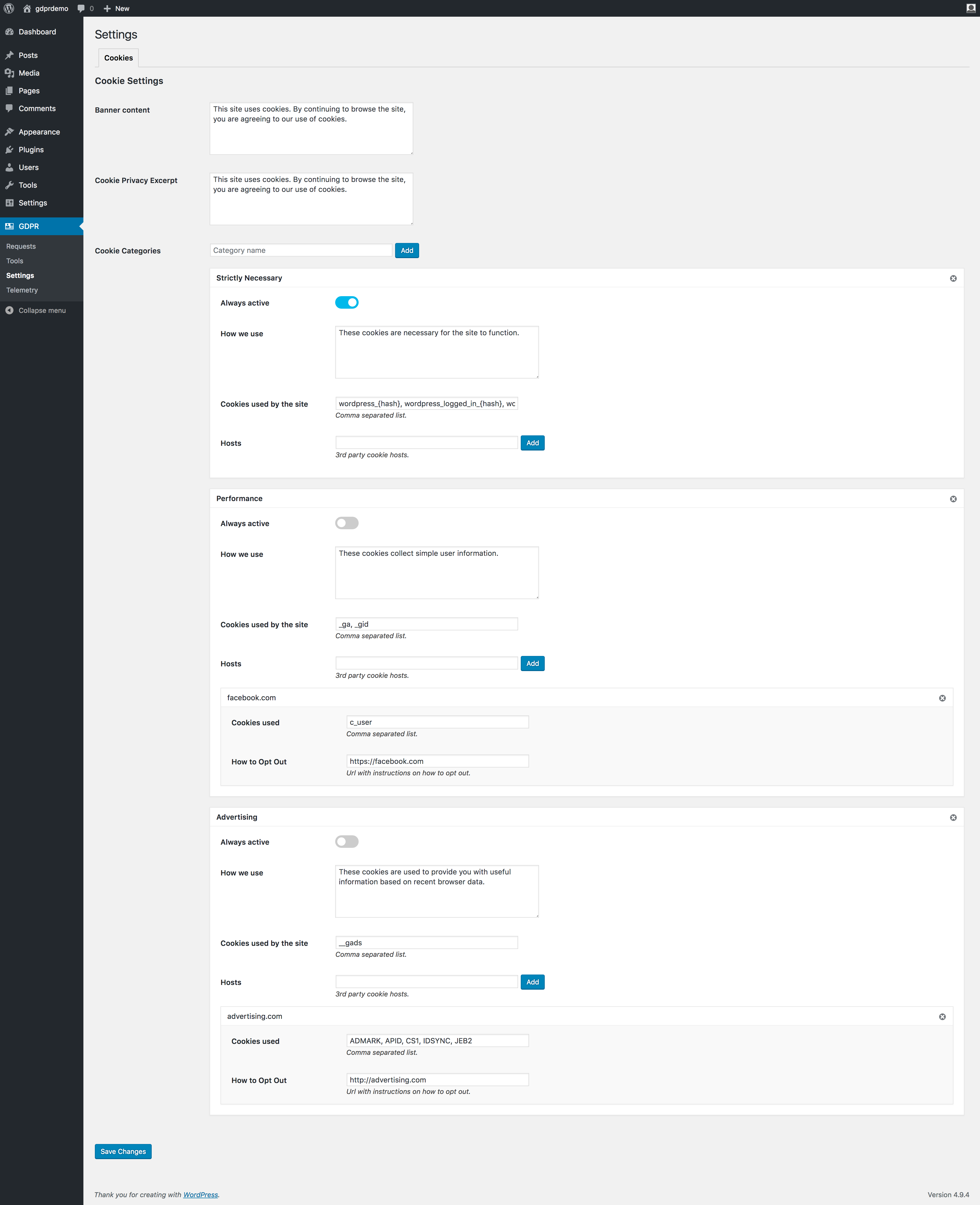 GDPR WordPress gallery image
