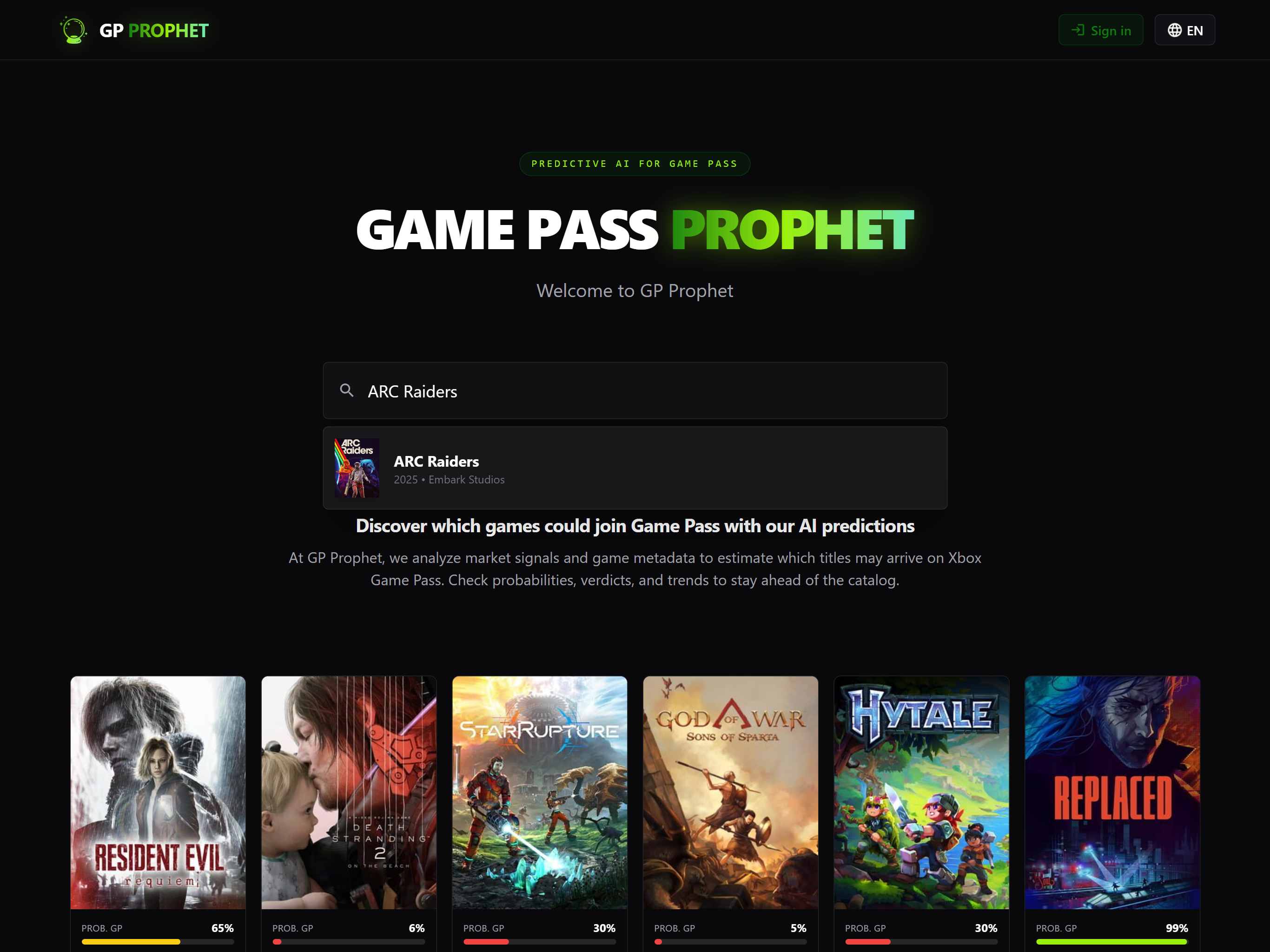 GamePass Prophet gallery image