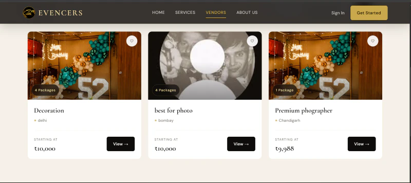 Evencers screenshot 1