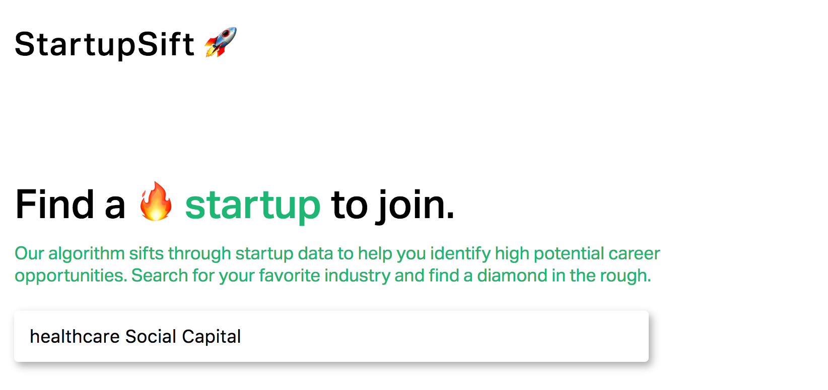 StartupSift gallery image