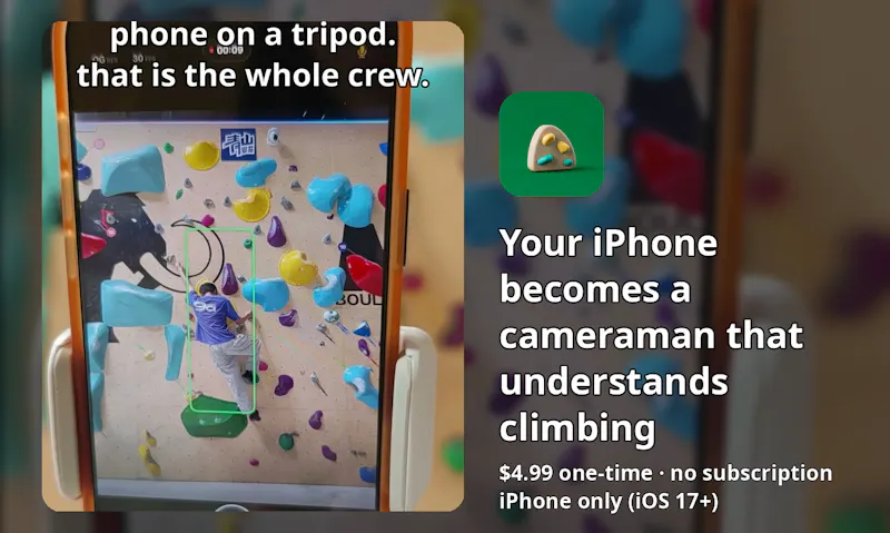 ClimbCam screenshot 2
