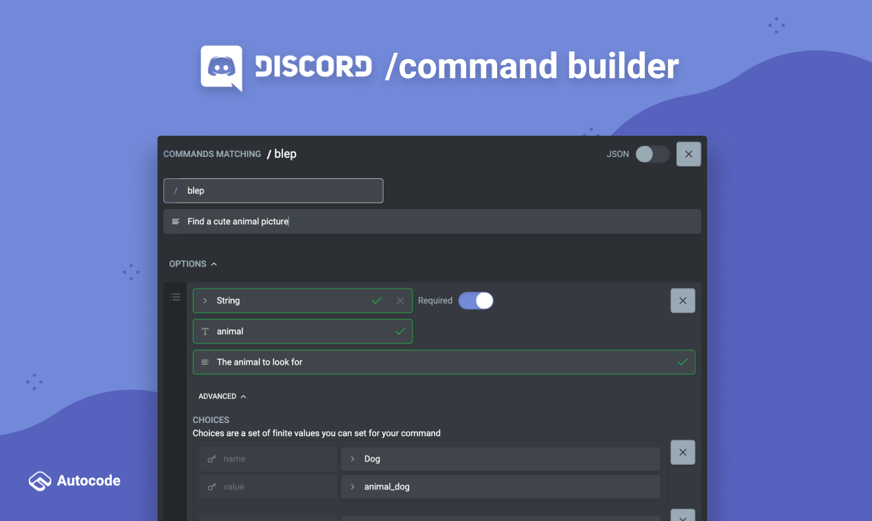 Discord Slash Command Builder Create Commands For Your Discord Bot With A Simple Ui Product Hunt