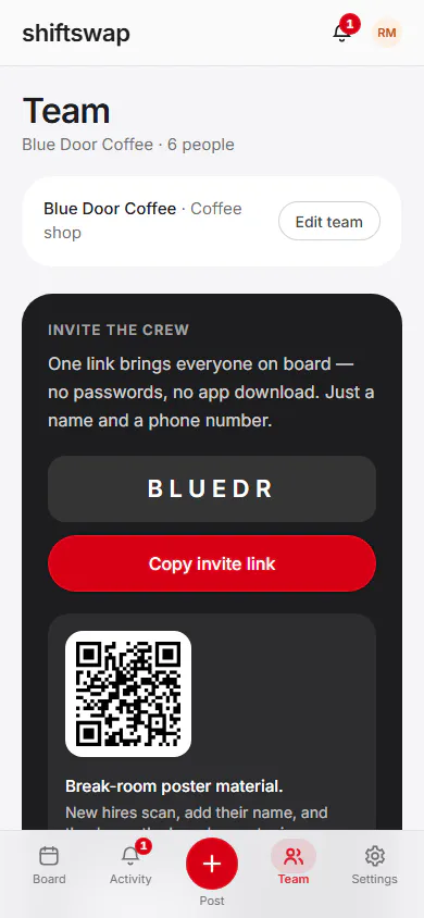 shiftswap gallery image