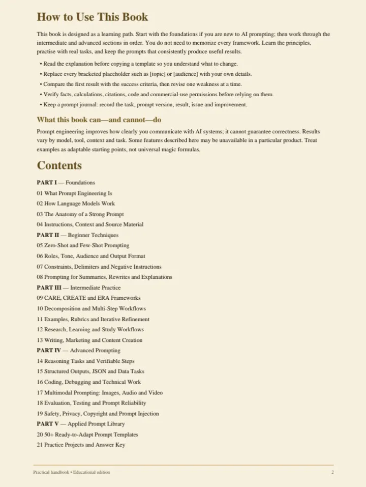 Basics of prompt engineering  gallery image