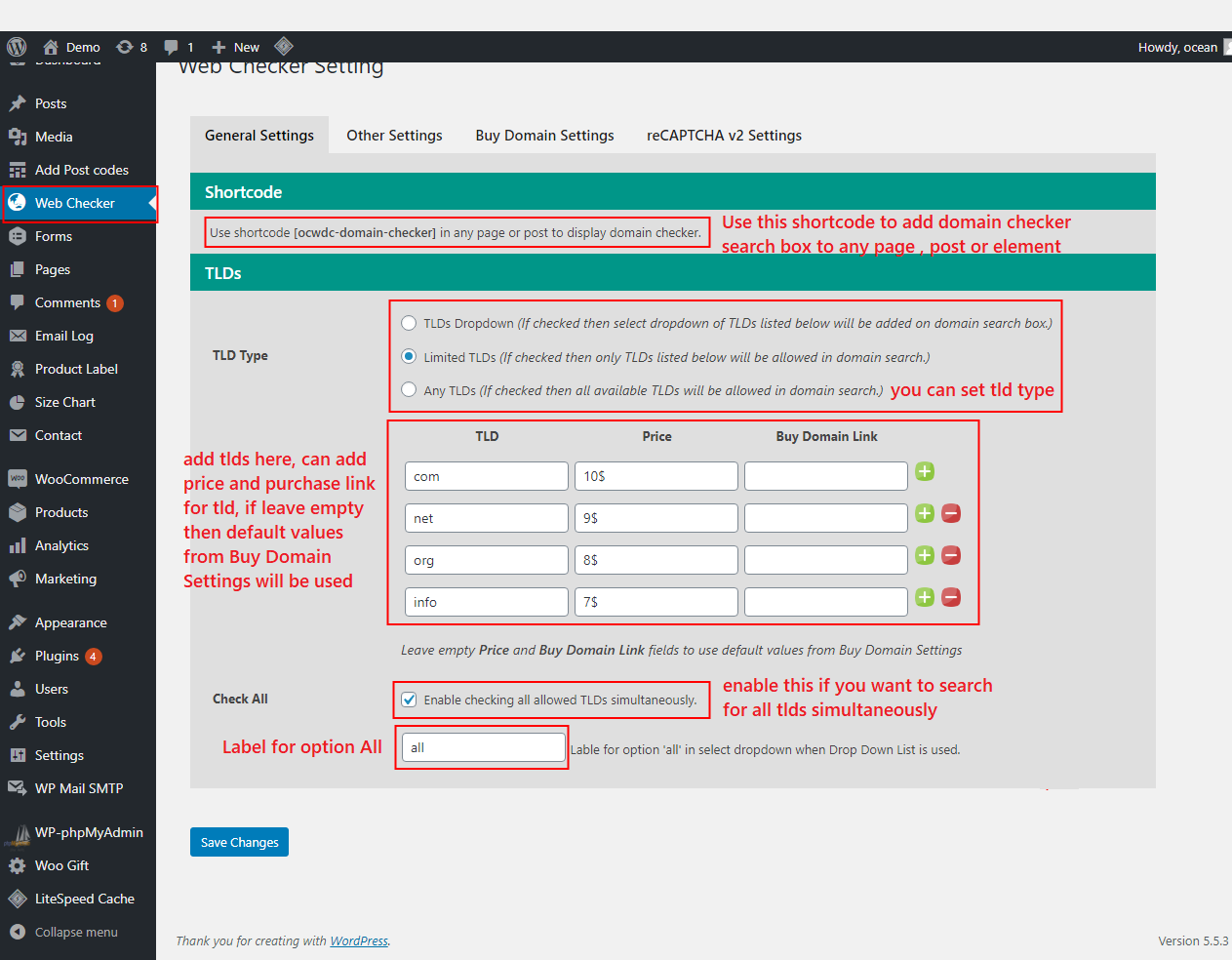 Domain Checker Worppress  gallery image