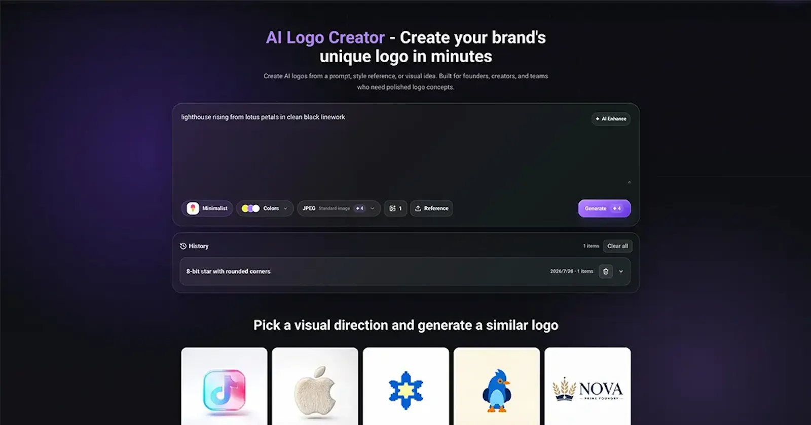 TheLogoCreatorAI screenshot 1