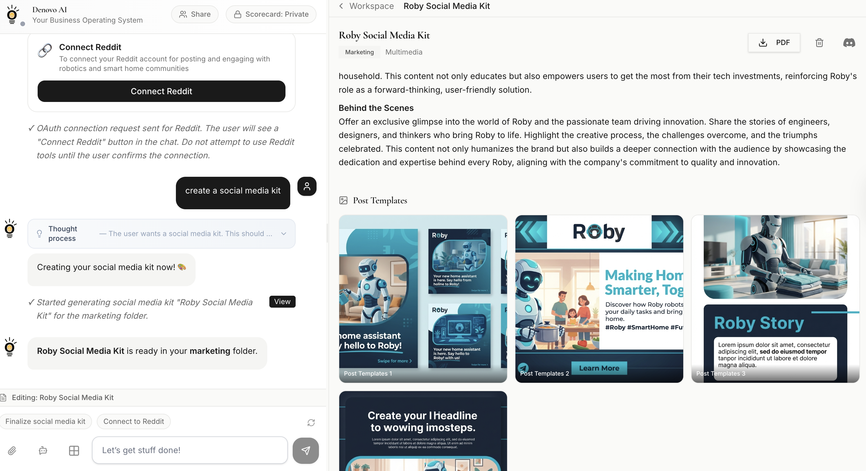 Denovo gallery image