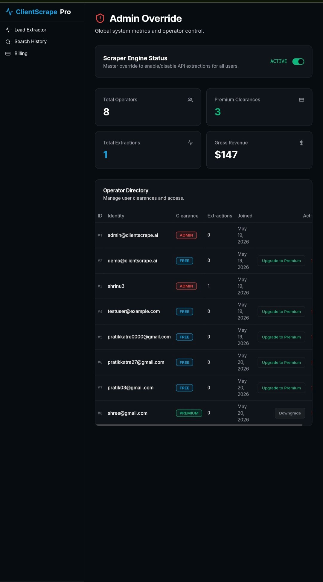 ClientScrape AI Pro gallery image