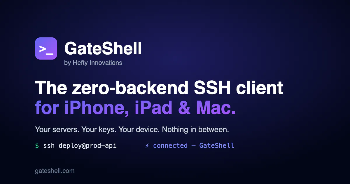 GateShell - SSH Client & Server gallery image