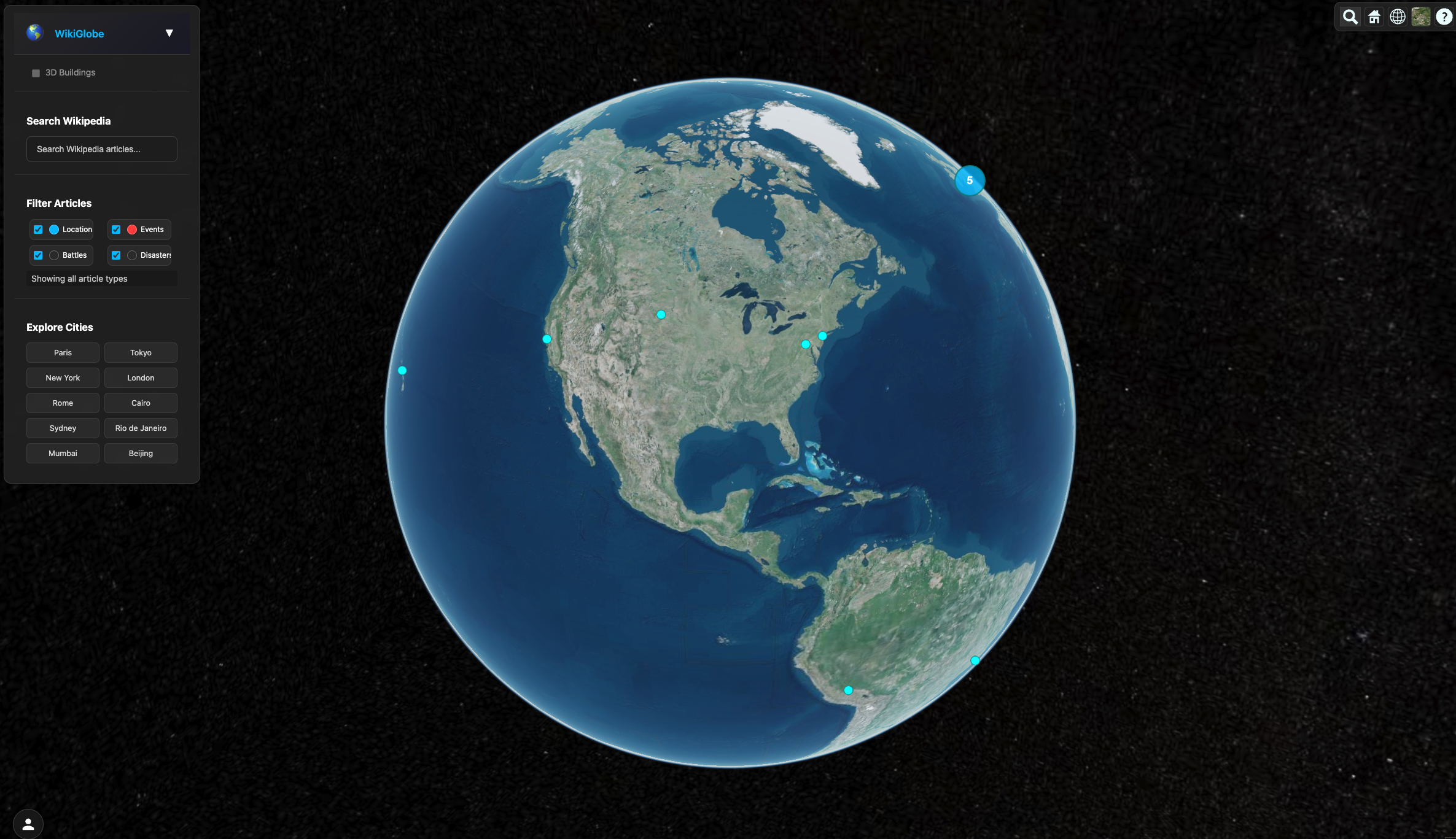 WikiGlobe gallery image