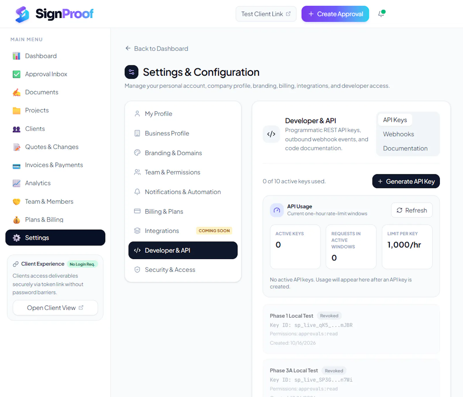 SignProof screenshot 3