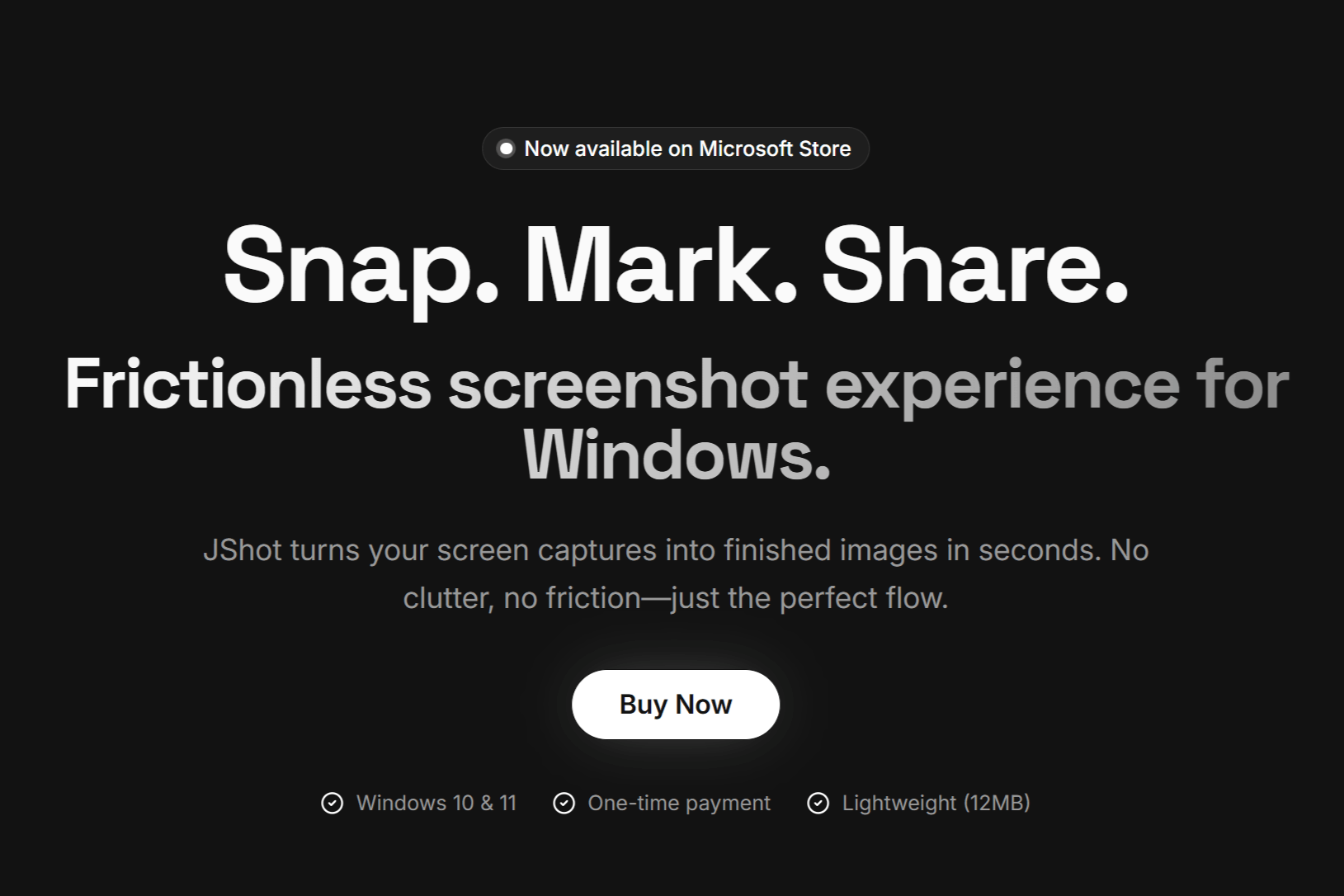 JShot - Main product screenshot demonstrating key features and user interface