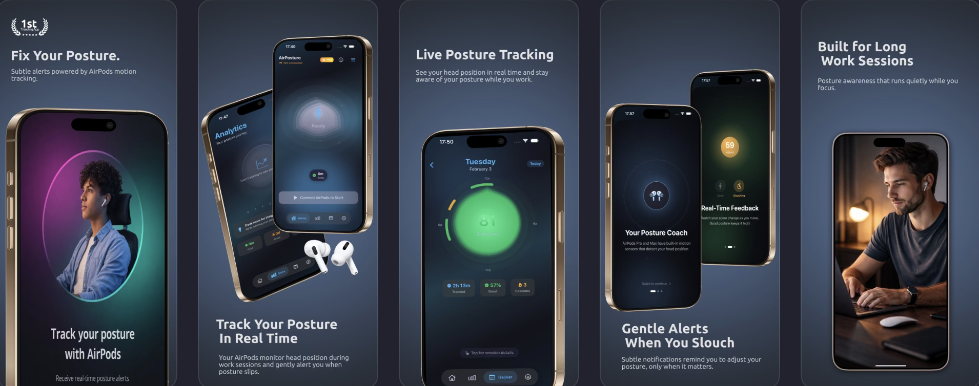 AirPosture: AirPods as a Posture Coach gallery image