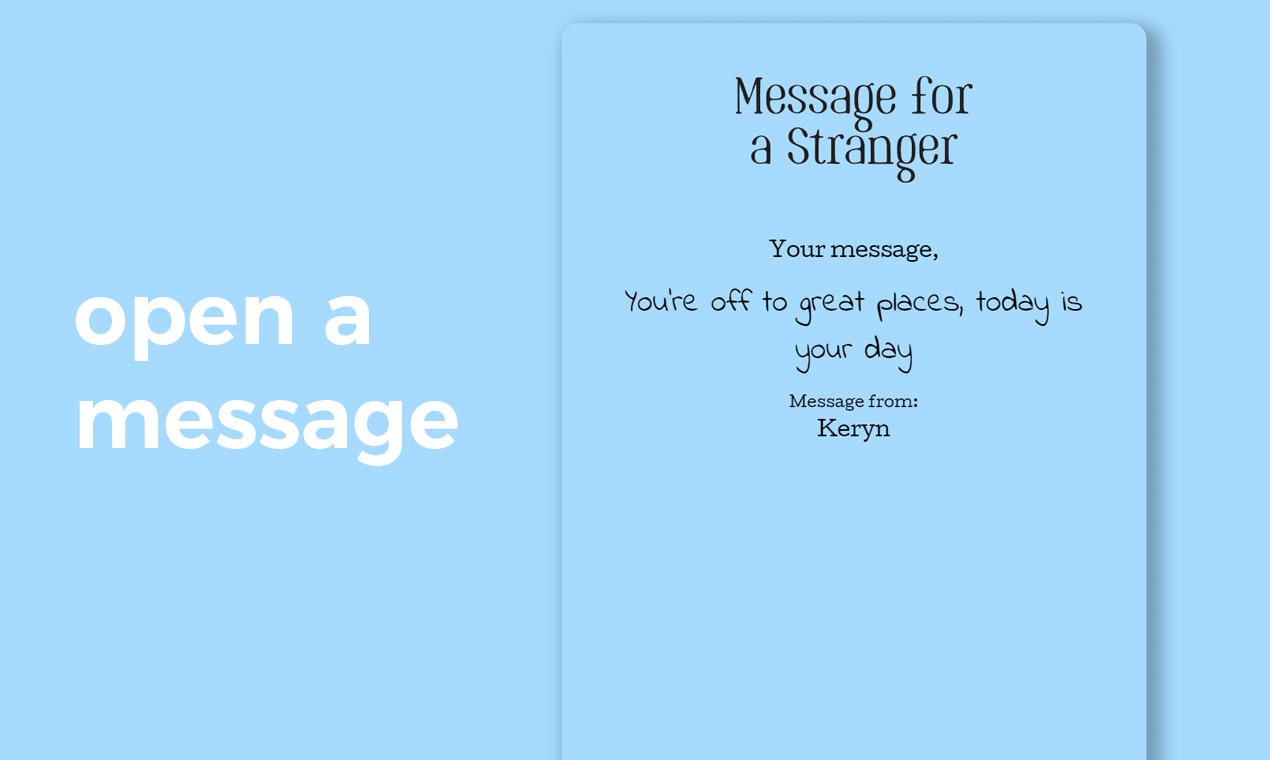 Message for a Stranger gallery image