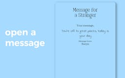 Message for a Stranger media 3