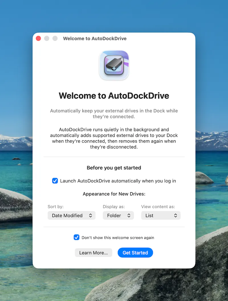 AutoDockDrive screenshot 1