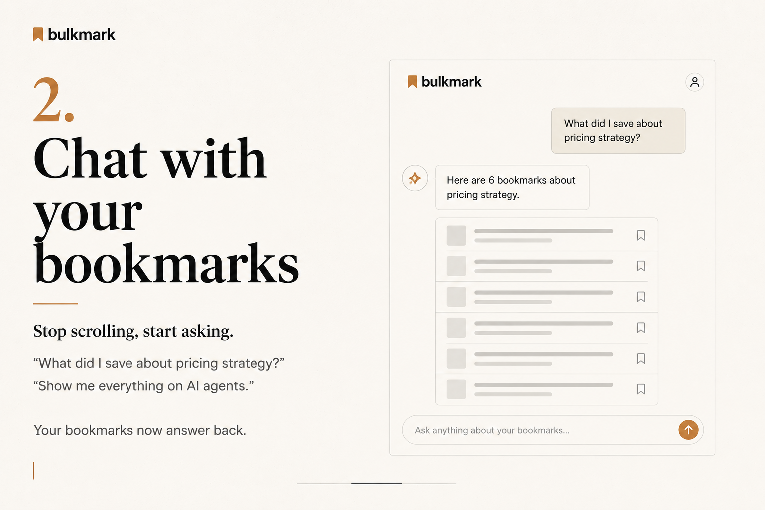Bulkmark - X Bookmarks into knowledge. gallery image