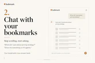 Bulkmark - X Bookmarks into knowledge. gallery image