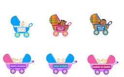 Baby shower sticker pack (iOS) media 3