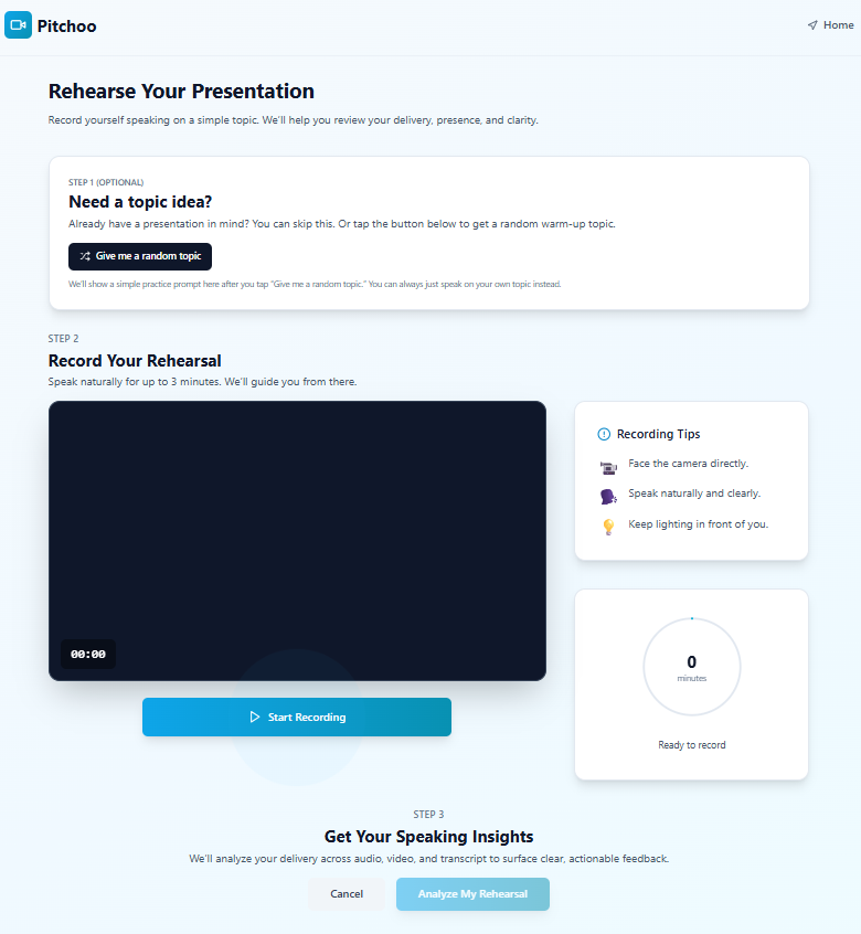 Pitchoo - Screenshot 3 showing product features and functionality