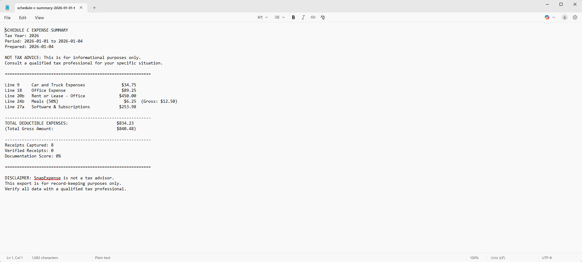 SnapExpense gallery image