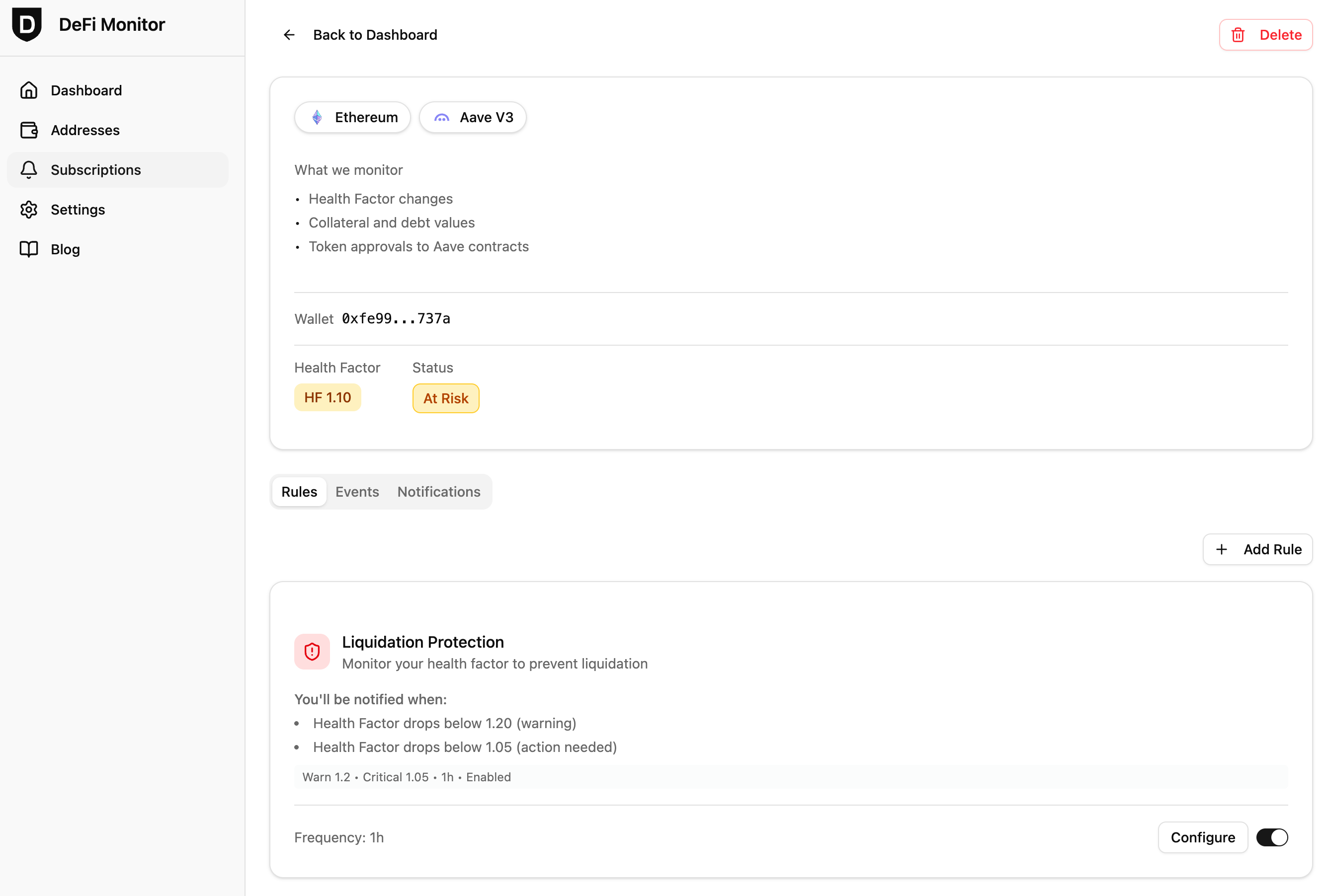 DeFi Monitor gallery image