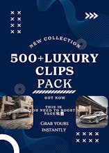 500+ Luxury Clips Pack gallery image