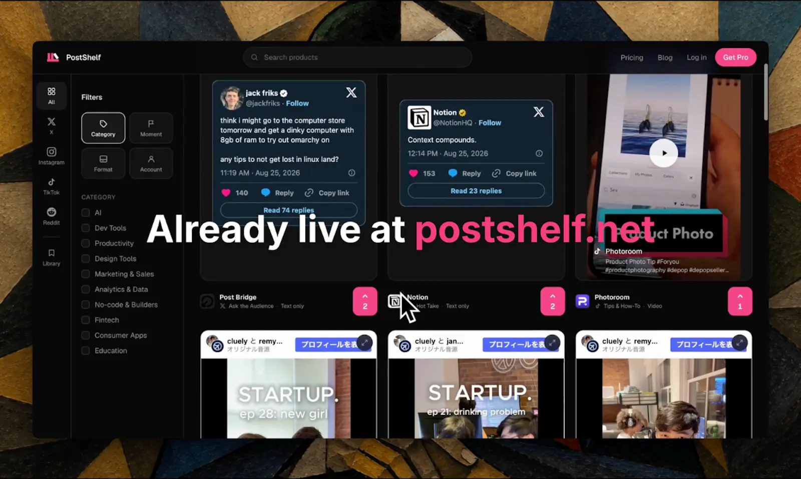 PostShelf screenshot 2