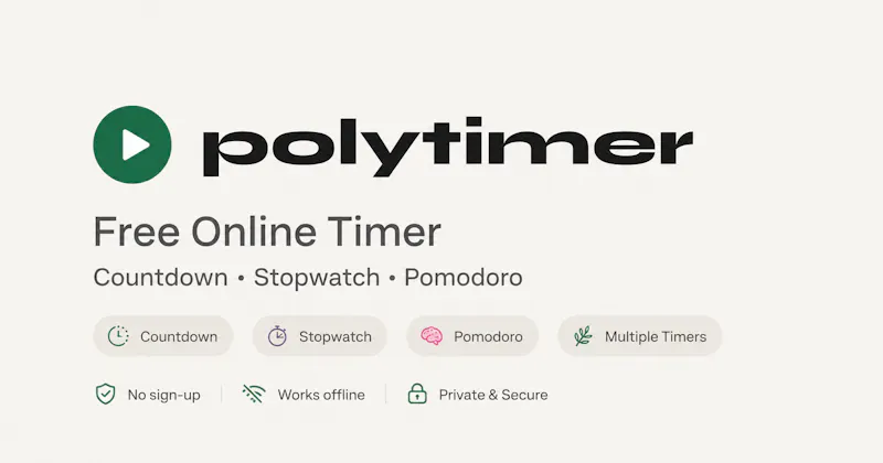 Polytimer screenshot 1