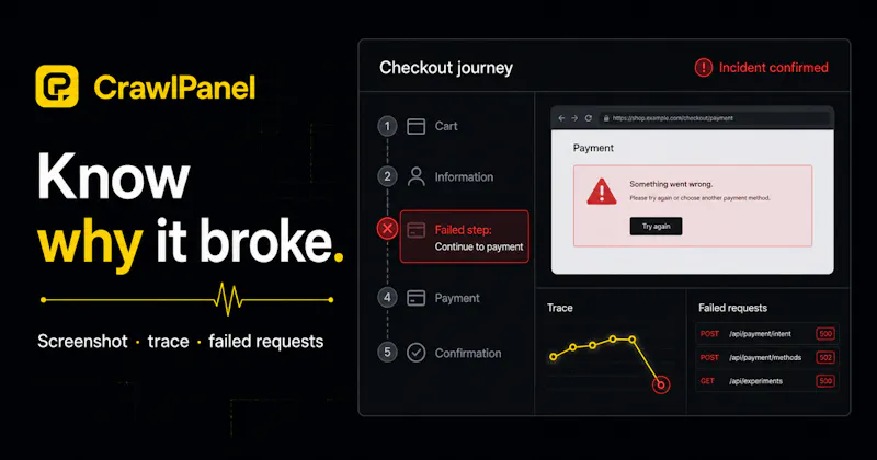 CrawlPanel screenshot 1