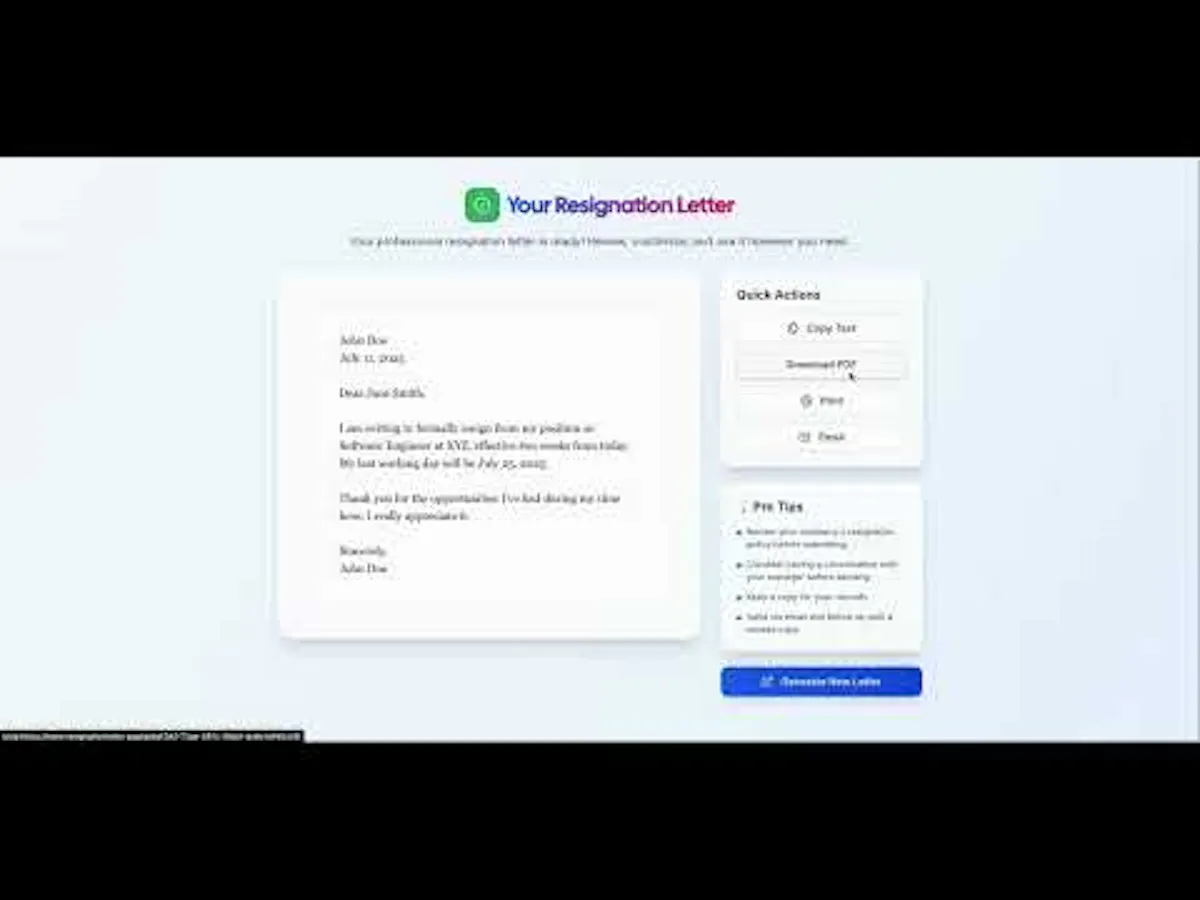 ResignationLetter