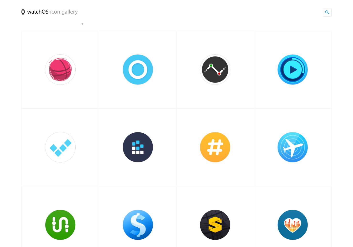 Apple Watch Icon Gallery