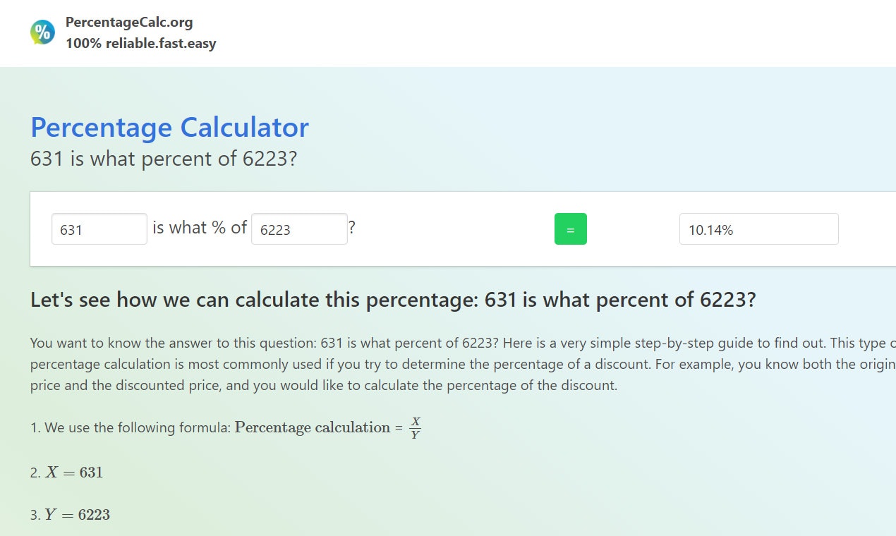 Percentage Calculator gallery image