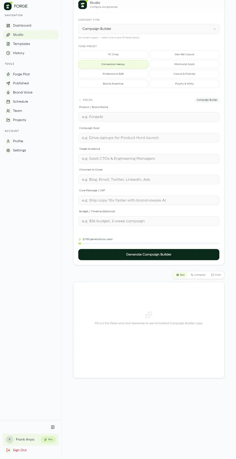 Forge screenshot 2