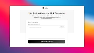 AI Calendar Link Generator gallery image