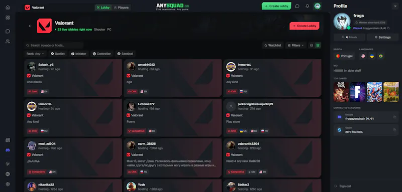 AnySquad screenshot 2