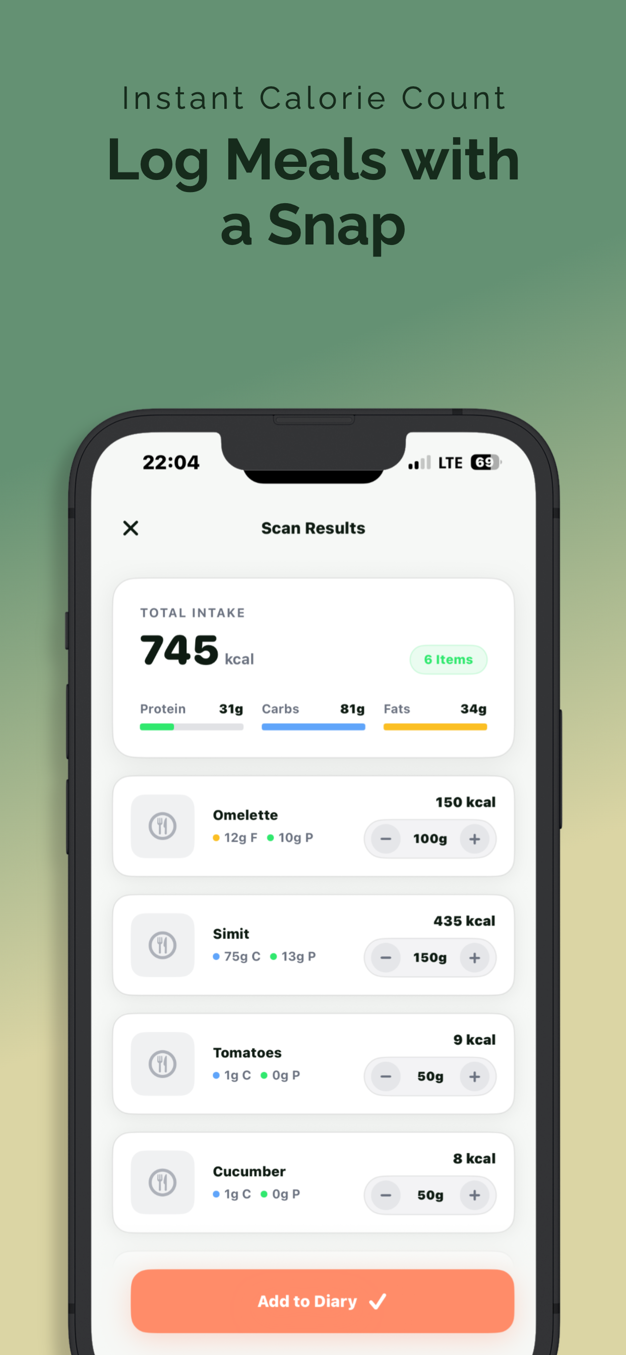 Food AI: Calorie Tracker gallery image