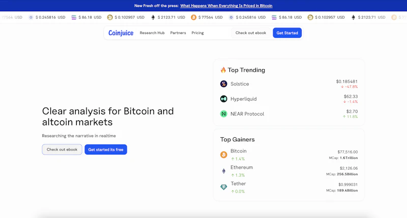 Coinjuice screenshot 1