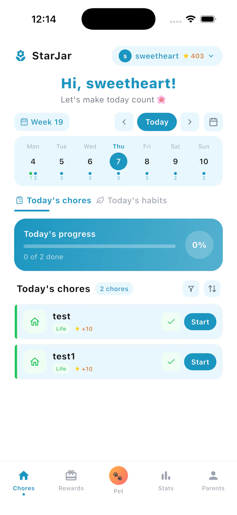 StarJar – Chores & Rewards screenshot 2
