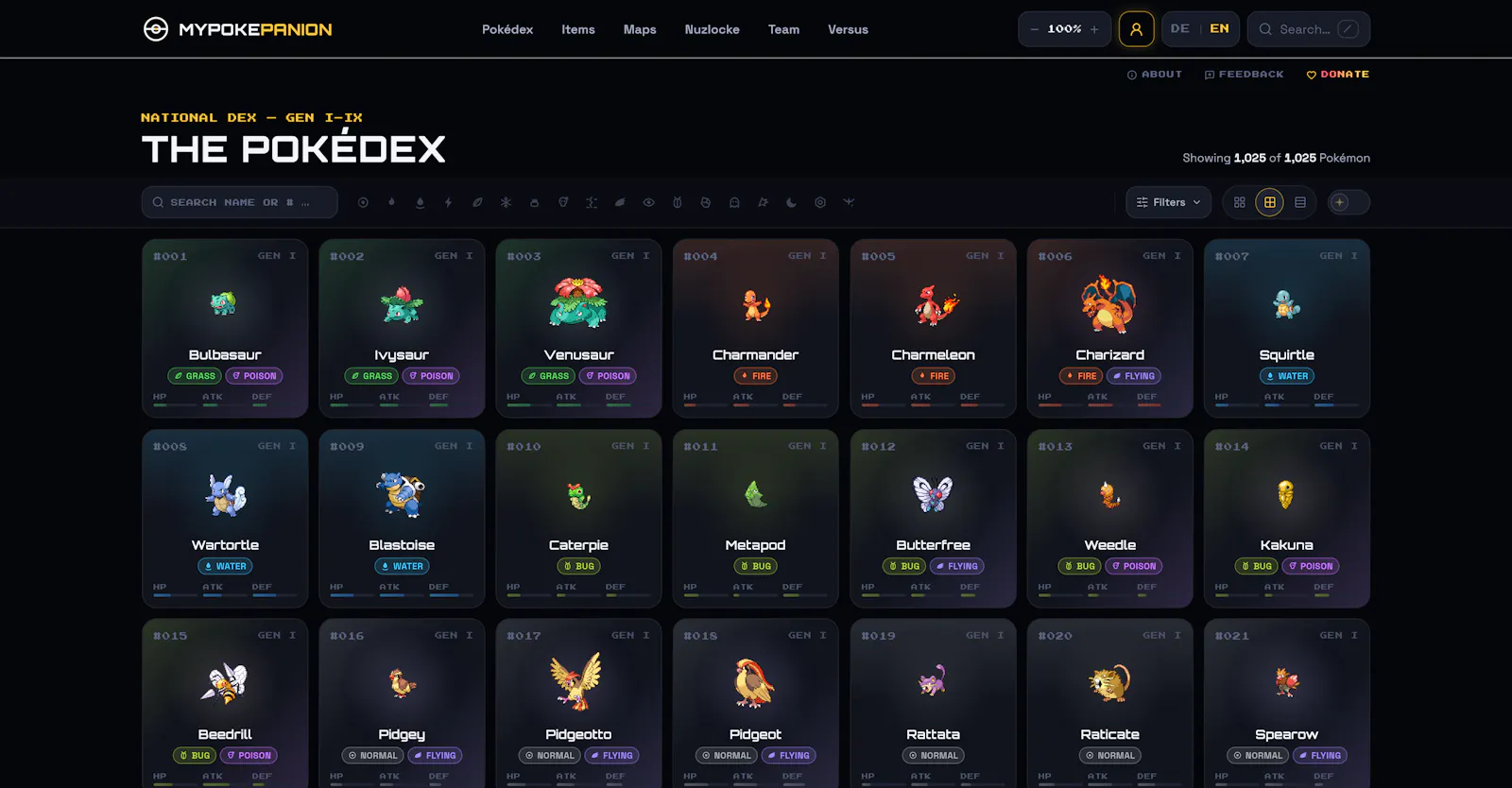 MyPokePanion — Every Pokémon. Alive. screenshot 1