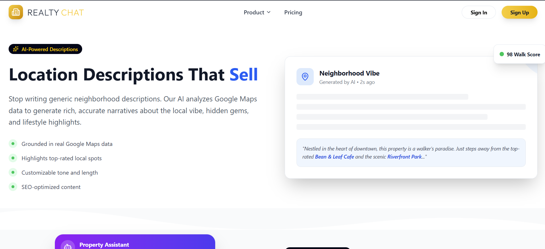 RealtyChat - Screenshot 5 showing product features and functionality
