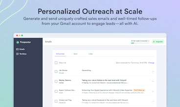 Crafting personalized sales emails using Vidyard Prospector for increased effectiveness
