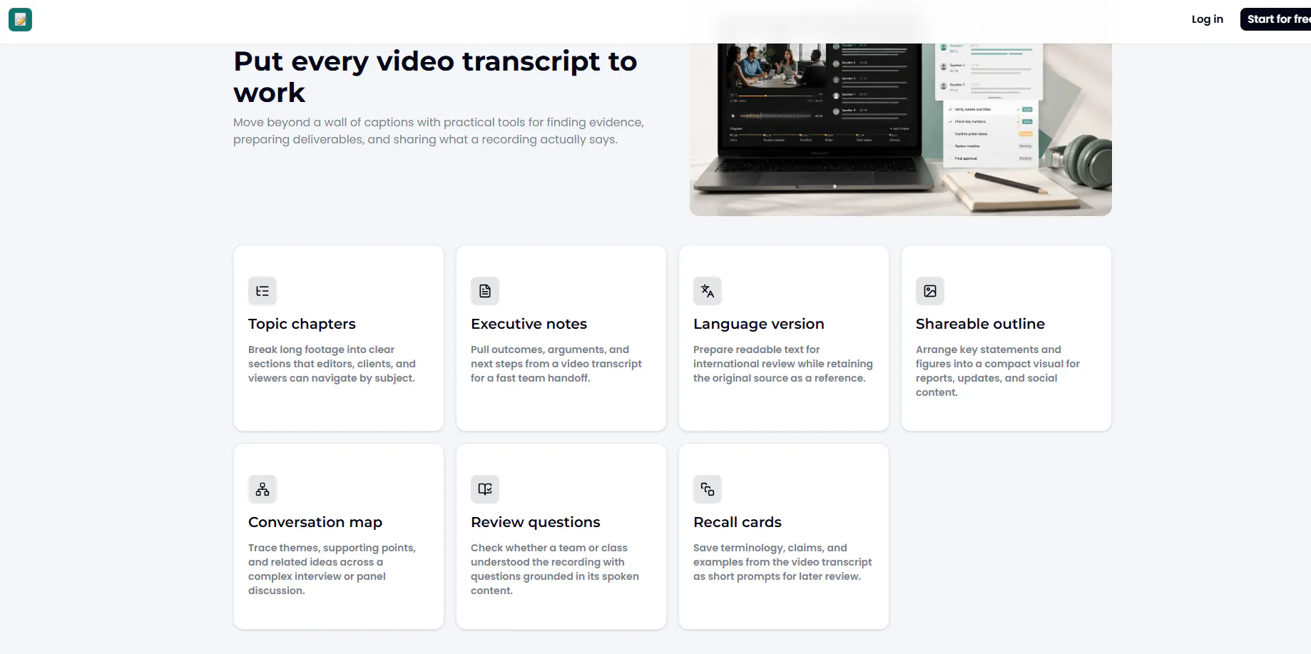 Video Transcript gallery image