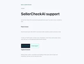 SellerCheckAI gallery image