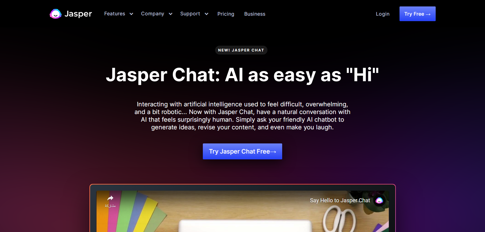 Chat jasper - Chat AI para creadoras de contenido media 1